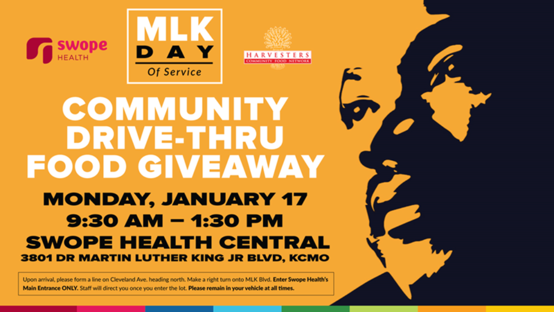 Food Giveaway at Swope Health Central